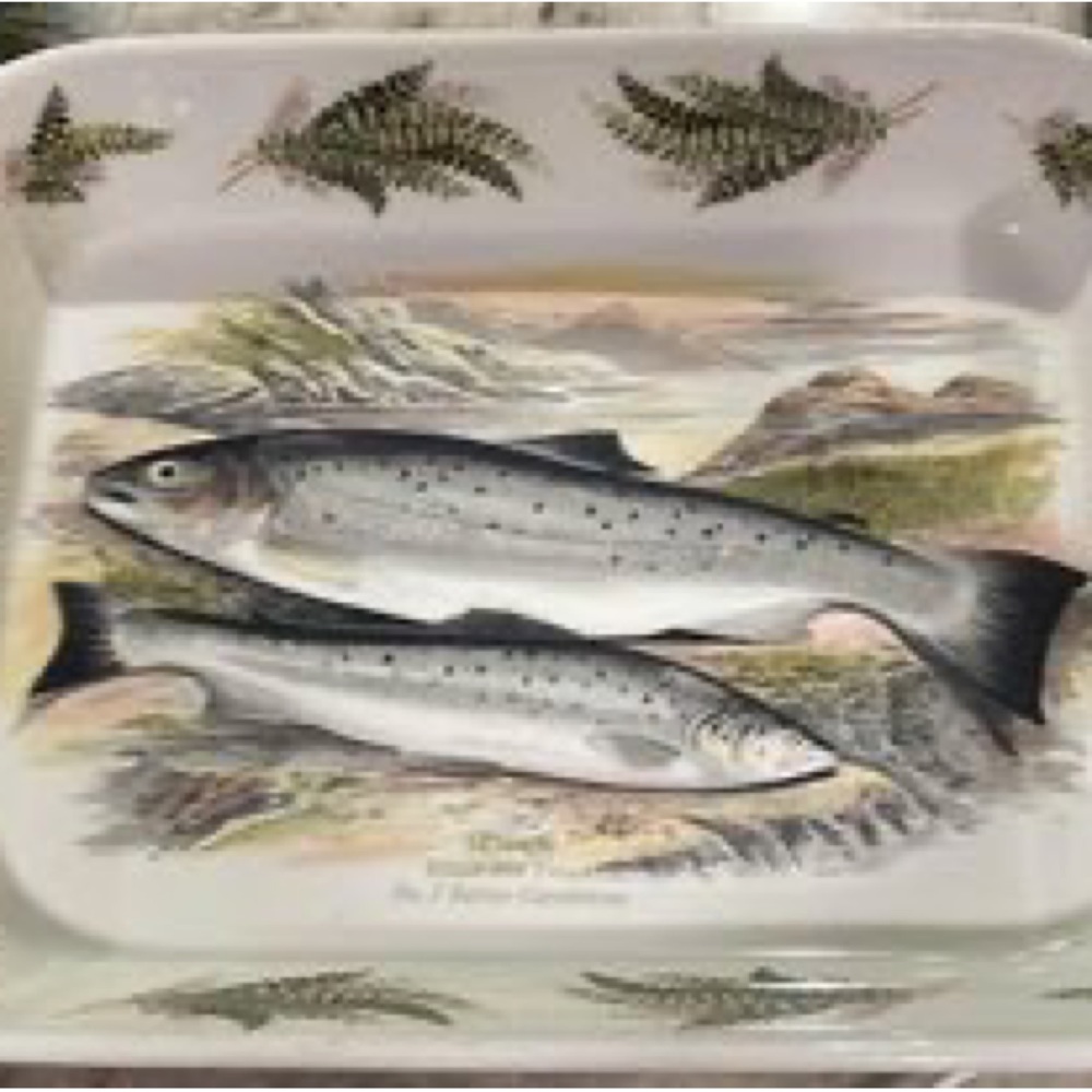 Port Meirion Hand Painted Lasagna Dish or Decor!